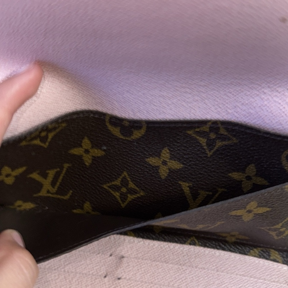 Louis Vuitton Brown Monogram Canvas Wallet - Picture 7 of 10